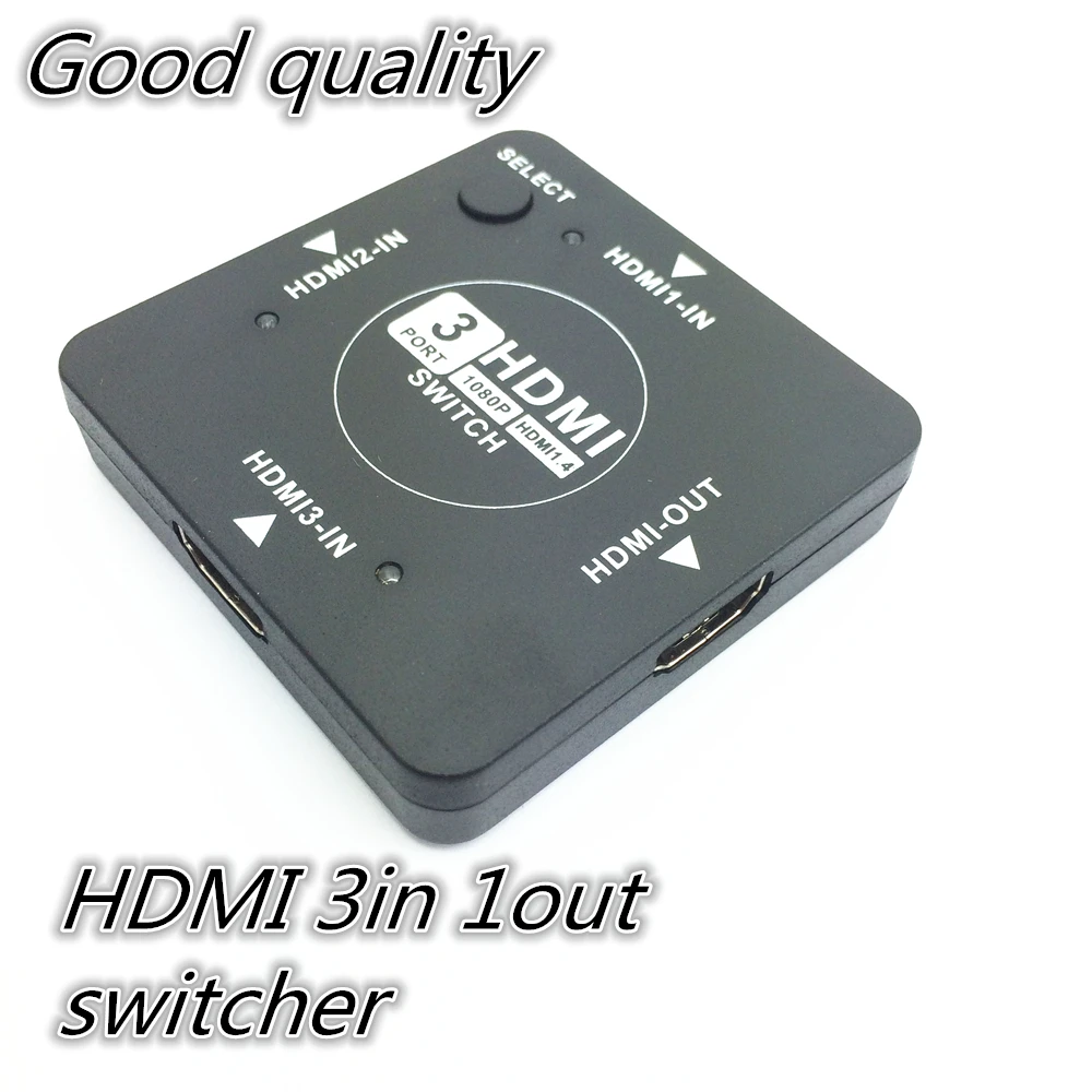 1 шт. 3 портовый мини HDMI видео усилитель адаптер сплиттер переключатель 1080P ys186
