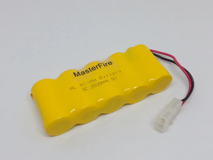 MasterFire 6V 2500mAh SC Ni-MH аккумуляторная батарея NiMH батареи для RC автомобиля