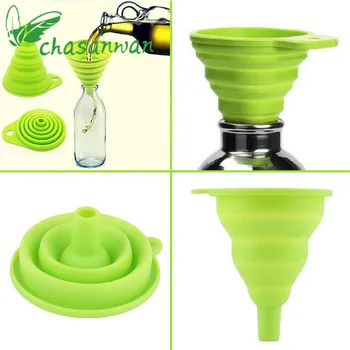 

1 Pcs Kitchen Accessories Gadget Folding Funnel Telescopic Long Neck for Kitchen Oil Leakage/ Vegetable Juice/ Kitchen Gadgets.b