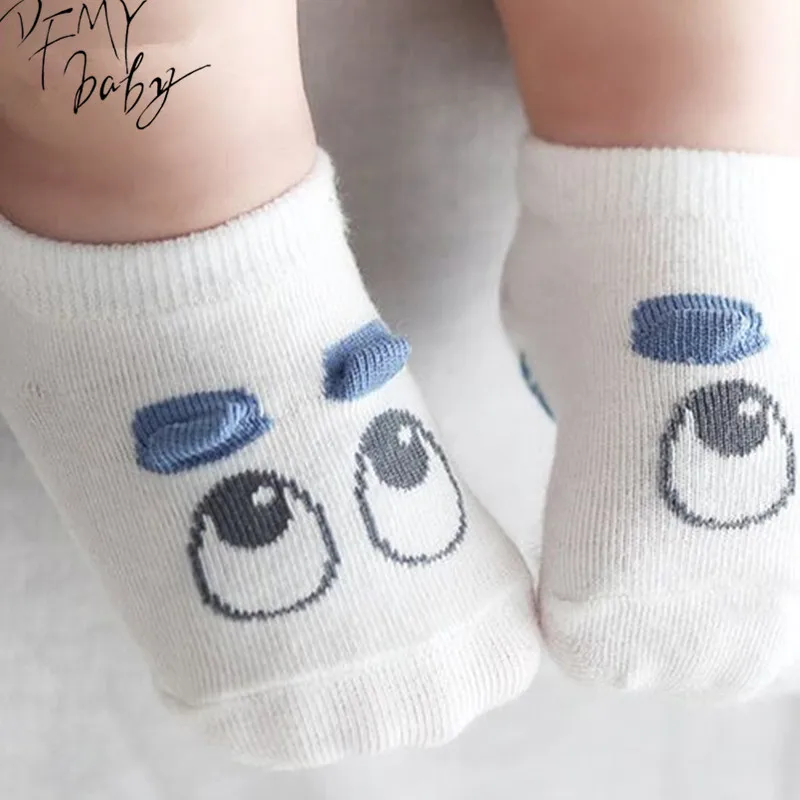 Очень милые детские носки с рисунком для мальчиков и девочек, хлопковые носки для малышей, комбинезон для малышей, новинка