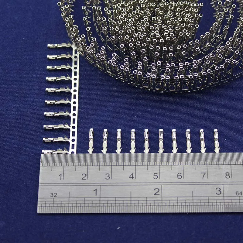 

100pcs Dupont Female Pin Crimp Pin Jumper Terminal Connector Terminal Metal 2.54mm