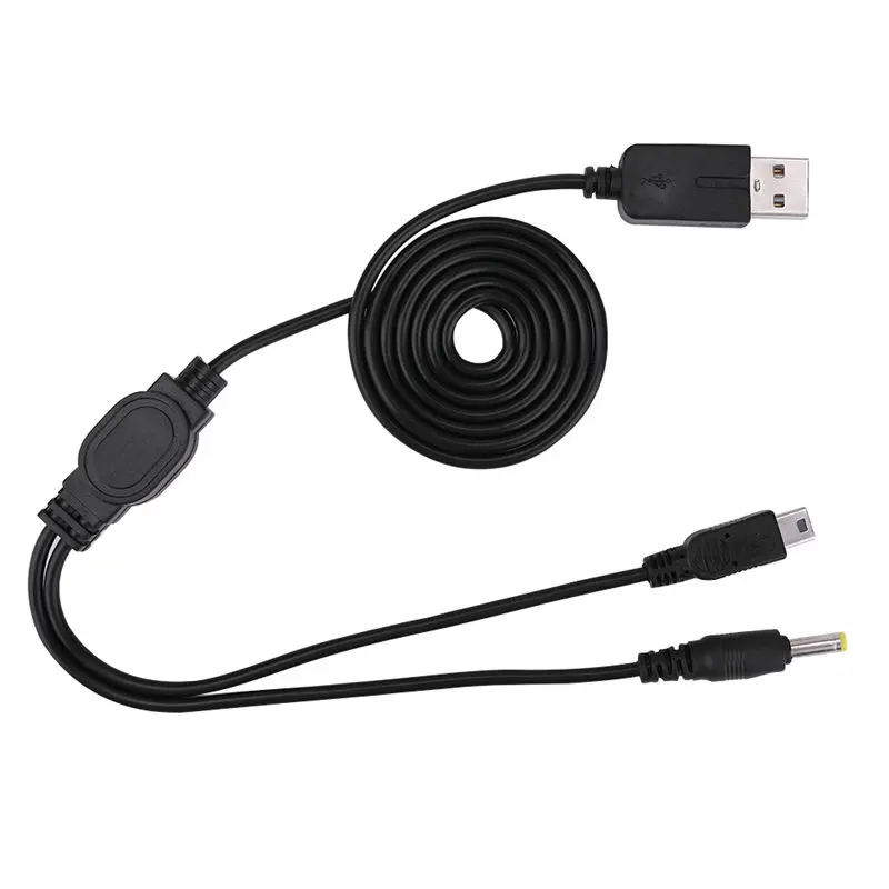 Charger for Sony PSP 2000 3000 1.2M Newest Charger Power 2 in 1 USB