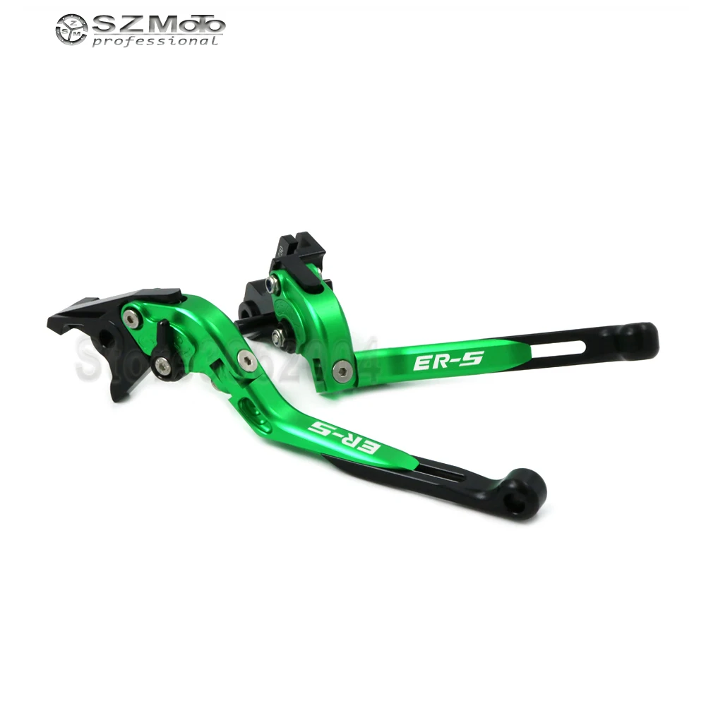 Для KAWASAKI ER-5 ER5 2004-2005 алюминиевые аксессуары для мотоциклов Складные Выдвижные регулируемые тормоза сцепления Рычаги CNC