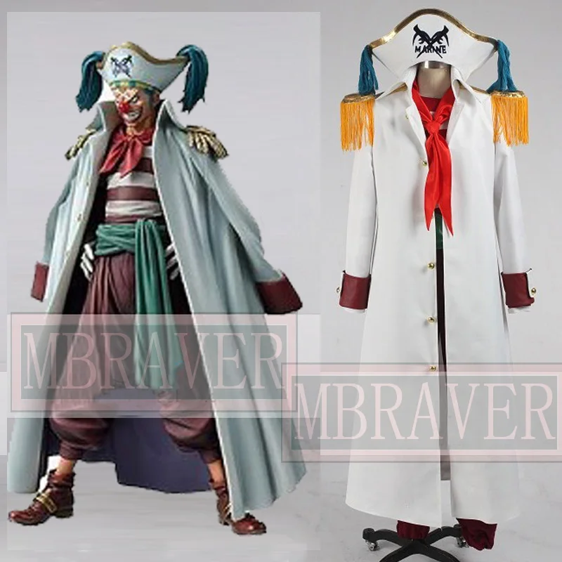 

One Piece Buggy 2years later cosplay costumes Halloween costume for men
