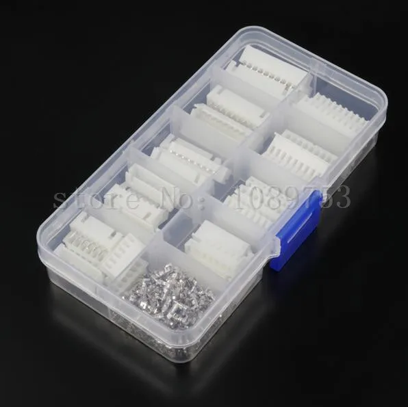 Wire Connectors Adaptor 25 Sets Kit in Box 6p 7p 8p 9p 10 pin 2.54mm Pitch Termin_