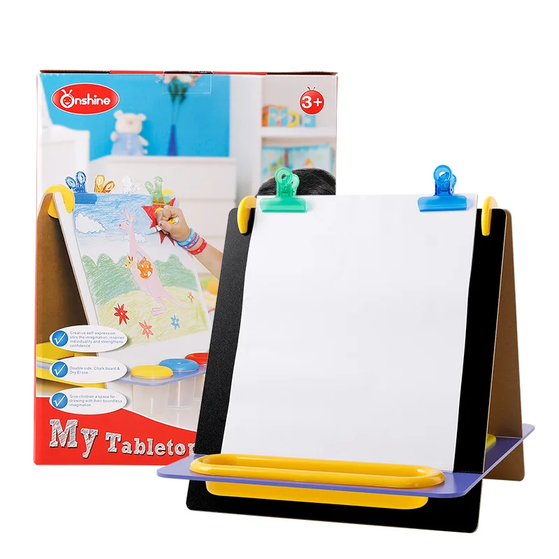 

Onshine Multifunction Portable Children Wooden Double Drawing Board Blackboard Whiteboard Tabletop Writing Drawing Toys 3Y+