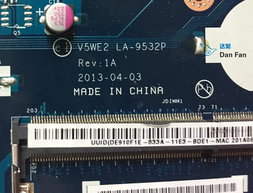  V5WE2 LA-9532P For Acer E1-572 E1-532 TMP255-M i5-4200U Laptop Motherboard NBMFM11007 Mainboard 100