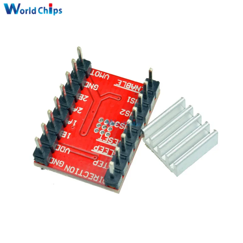 5 шт. шаговый драйвер Reprap A4988 шагового двигателя плата модуля для Arduino детали 3D