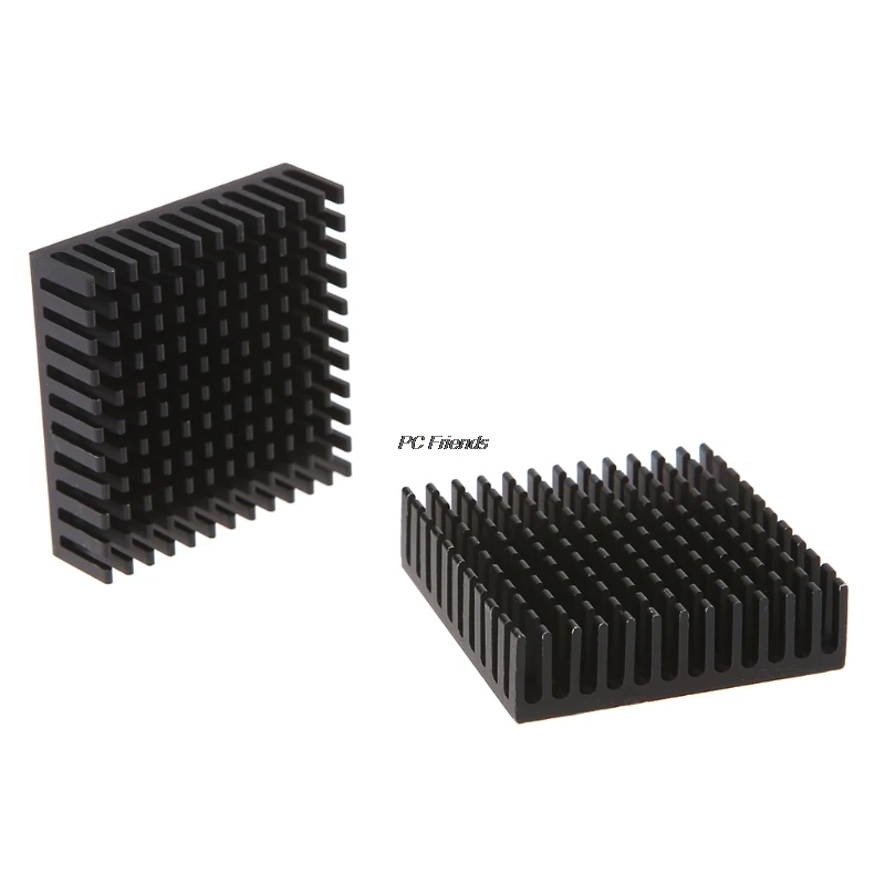 

2PCS 40x40x11mm Aluminum heatsink Extruded black radiator heat sink for Electronic heat dissipation cooling