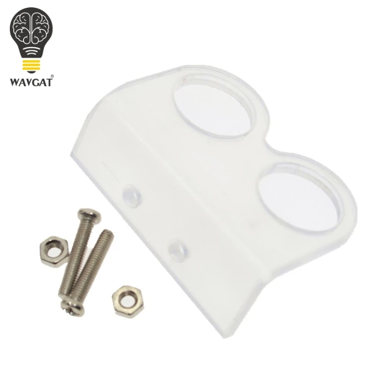 

WAVGAT Ultrasonic Sensor HC-SR04 SR04Distance Intelligent Car Detector Detection HC-SR04 Ultrasonic Module Adjustable Height