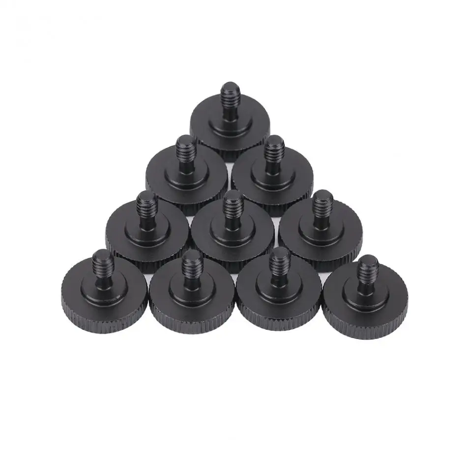 

10pcs 1/4" Male to Female Conversion Adapter Screw for Dual L-shaped Camera Flash Bracket