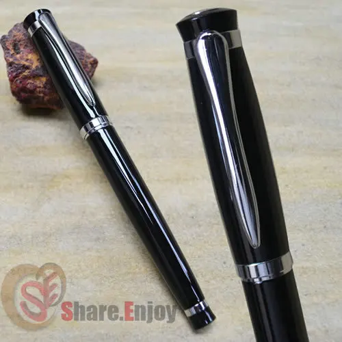 Роликовая шариковая ручка черного и серебряного цвета BAOER 508 привлекательный внешний вид