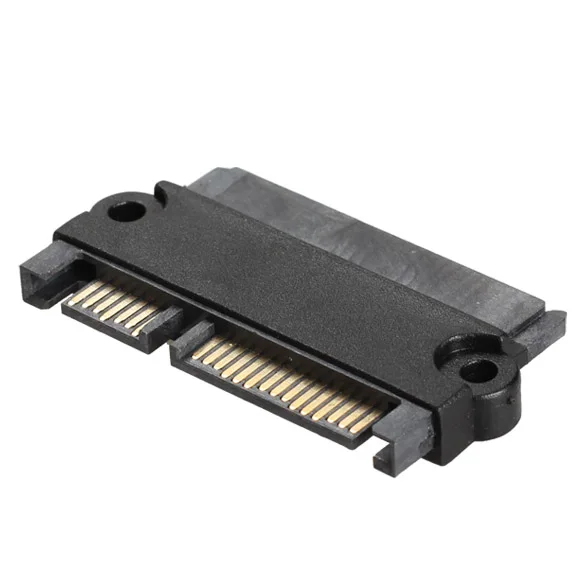 SATA 22Pin 7 + 15 контактный штекер к гнездовой конвертер SGA998|Компьютерные кабели и