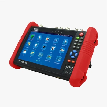 

IP Camera Tester CCTV Tester 7Inch IPS touch screen 5 IN 1: IP Analog TVI CVI AHD Built-in WIFI Power bank PoE power output