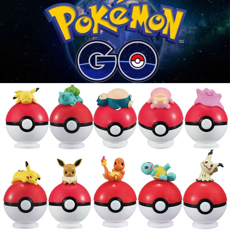 

Pokemon Go 20Pcs Pokeball+20pcs Random Figure Inside action figures Cosplay Props Movie Peripheral Cute Gift