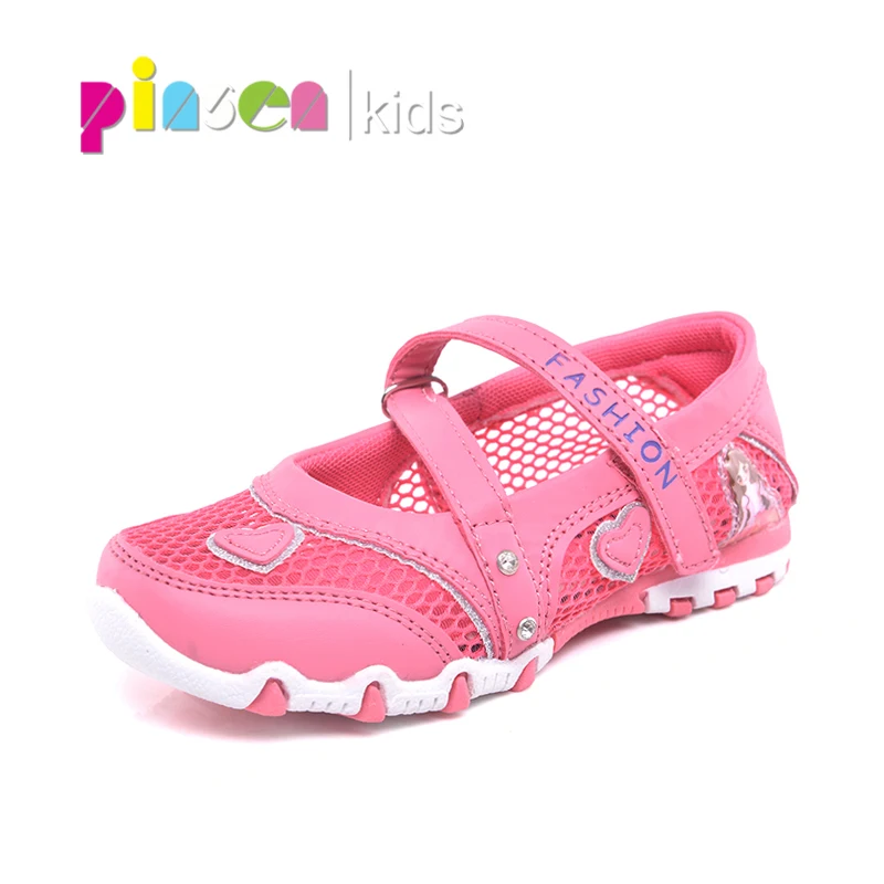 

2018 New Summer High Quality Non-slip Children Shoes Girls fashion Sandals Cartoon Princess Sandals Kids Flat