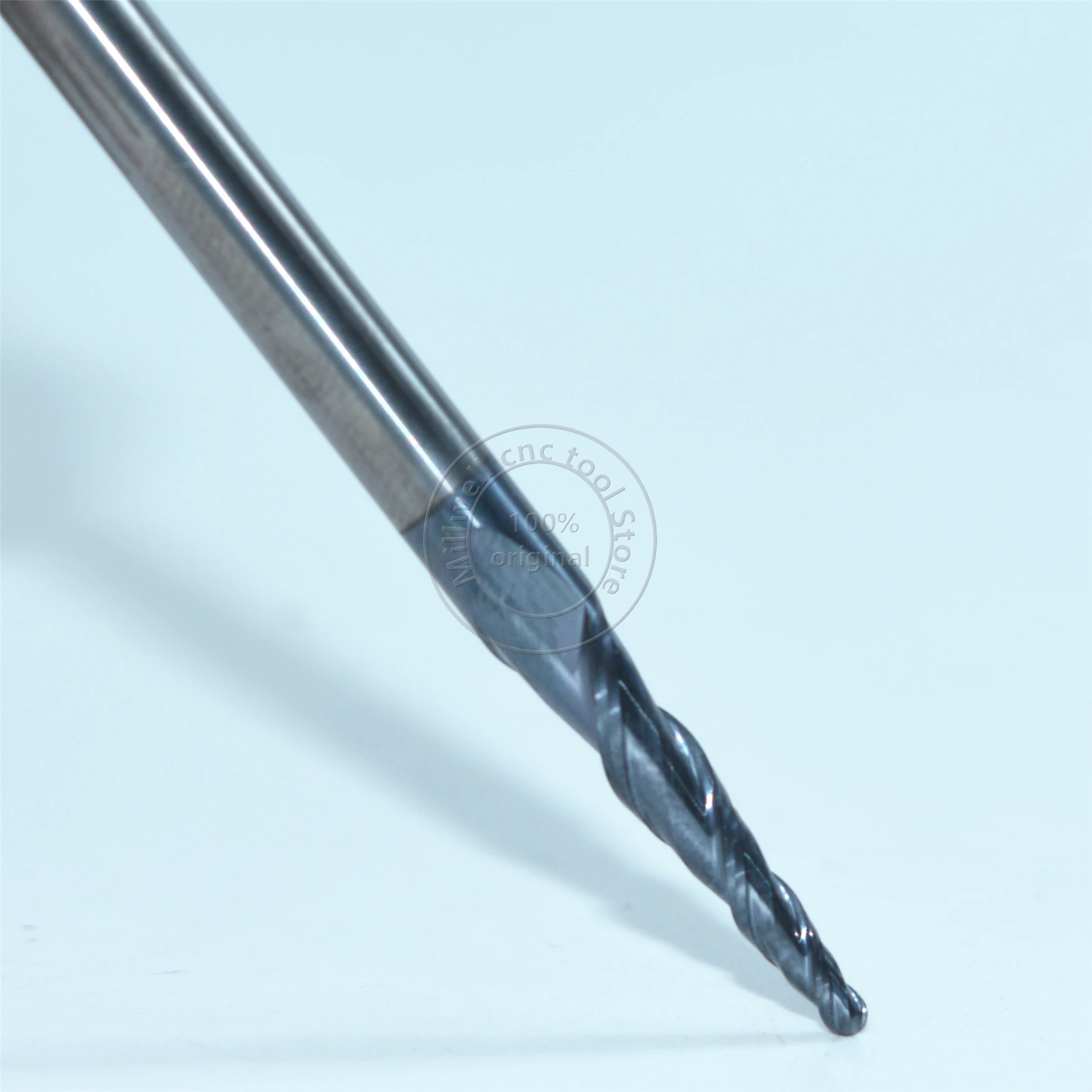 10 шт. R0.75 * D4 15 50L CNC твердосплавные конические конусные фрезы деревообрабатывающий