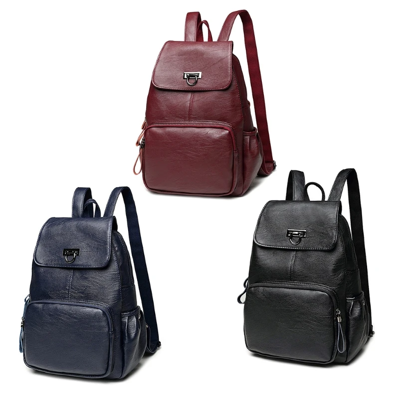 

Woman Backpack Purse Pu Leather Ladies Fashion Casual Daypack School Travel Bag