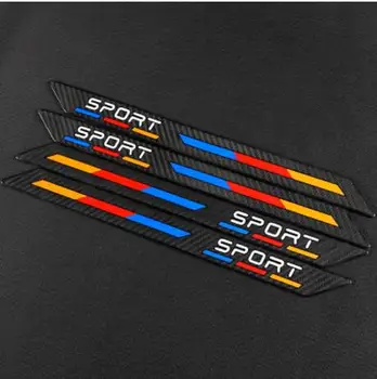 

Osmrk Car body door plate strips protection for Volkswagen Passat CC front and rear anti-scratch silicone bumper strip