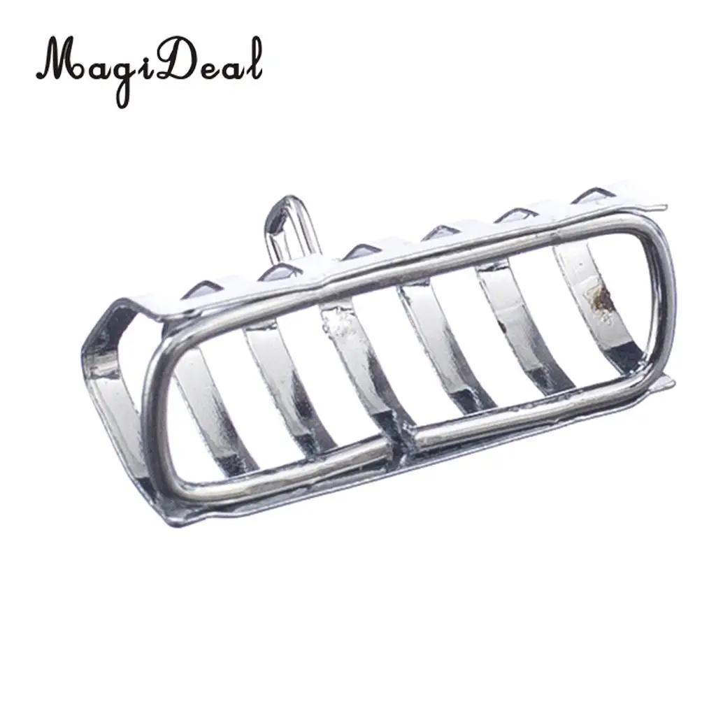 MagiDeal 1Pc Metal Toast Rack with Carrying Handle 1/12 Dolls House Miniature Kitchen Bread Acc for Children Pretend Play Game