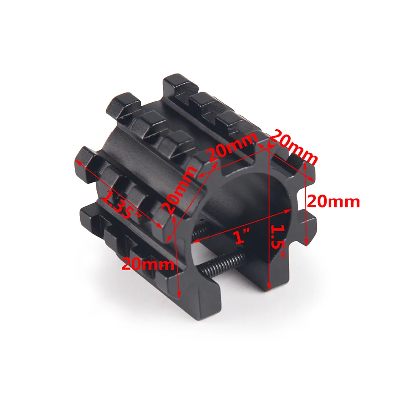 Tactical 12GA 1 Shotgun Mag Tube Tri Rail Picatinny Mounts 5 Position Barrel Mount For Remington 870 Mossberg 500 Hunting Accessory RL1-0025 (7)
