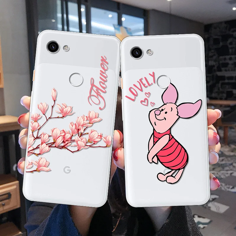 

New Fashion Phone Cases For Google Pixel 3 2 XL Case Soft TPU Back Cover for Pixel 3a XL 3XL 2XL Cartoon Cute Fundas Capa Coque