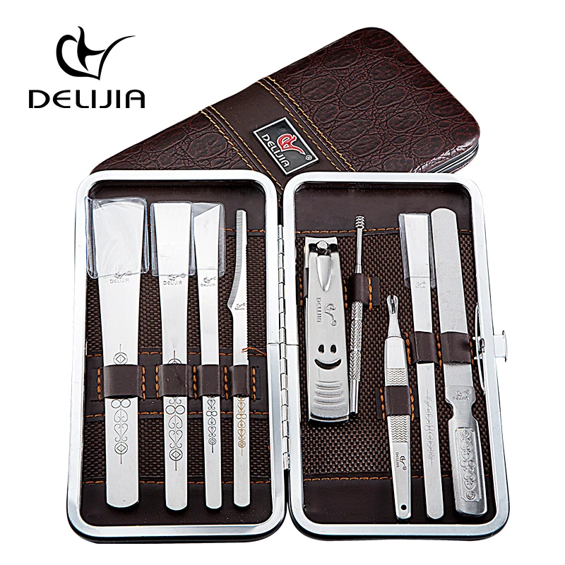 

DeLiJia 9 in 1 Manicure Nail Lamp Set For Manicure Set For Nail Extension Set For Nail Clippers Set Stainless Steel