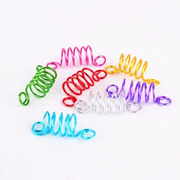 

10pcs Braid Dreadlock Beads Cuffs Clips Braid Spiral for Braid Cool Hair Links Rings Tubes Hair Styling Extension Accessories