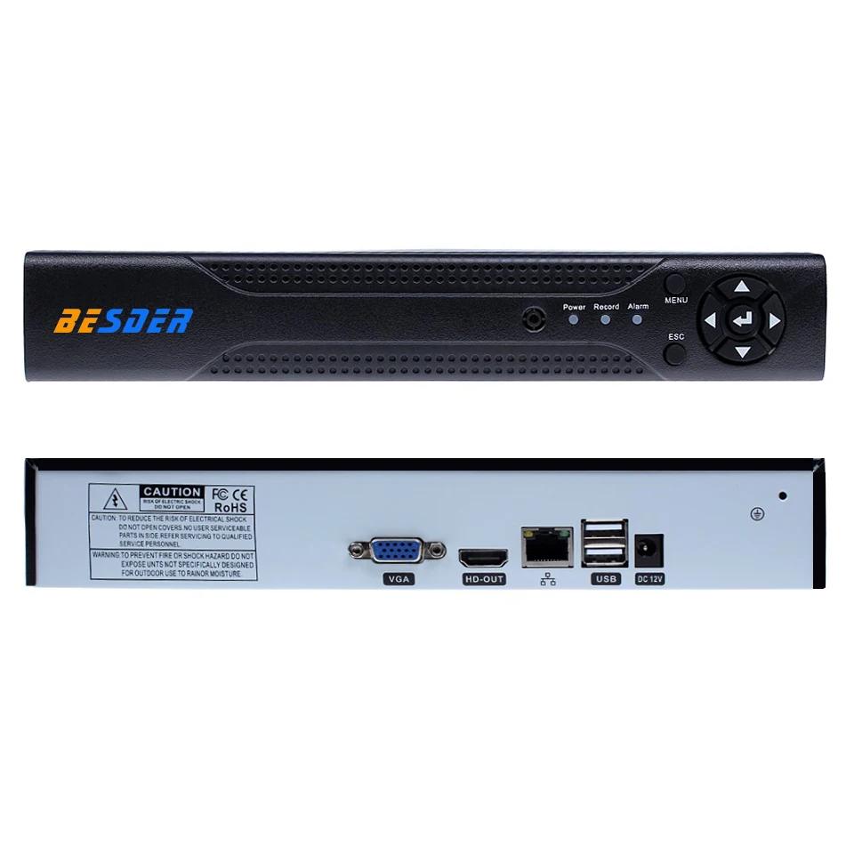 Besder ONVIF HDMI H.264 1080P CCTV NVR 4CH 8CH 1080P сетевой видеорегистратор с поддержкой обнаружения движения ONVIF для ip-камеры P2P