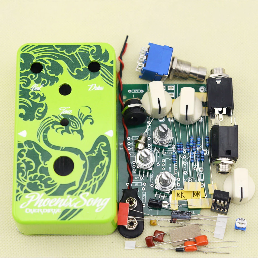 Поделки overdrive гитары педаль эффектов правда обход с 1590B электрогитары stompbox педали наборы OD1 Поделки overdrive гитары педаль эффектов правда обход с 1590B электрогитары stompbox педали наборы OD1