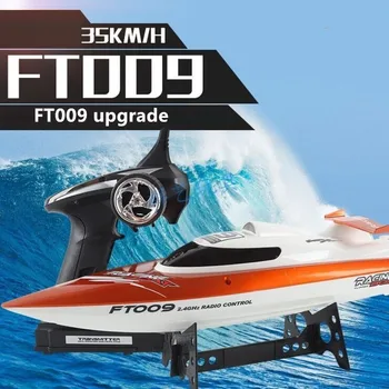 

2.4G Remote Contrller Speed Boat FT009 High Speed Remote Control Racing Boat with Water Cooling motor system Anti-crash Cover to