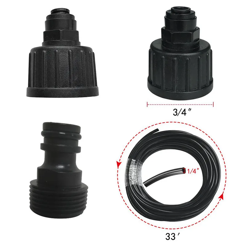 Outdoor 10m Spray Pipe Misting Misters Cooling System 33.3FT Misting Line for Patio Fan Garden or amusement park #4l16 (6)