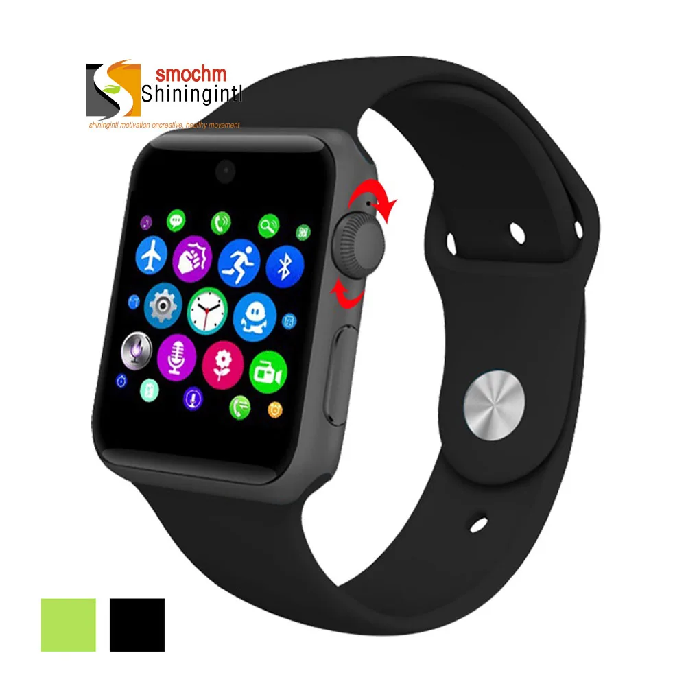 GSM SmartWatch MTK2502C Bluetooth спортивные умные часы камера SIM карта силикон для Apple Iphone Huawei