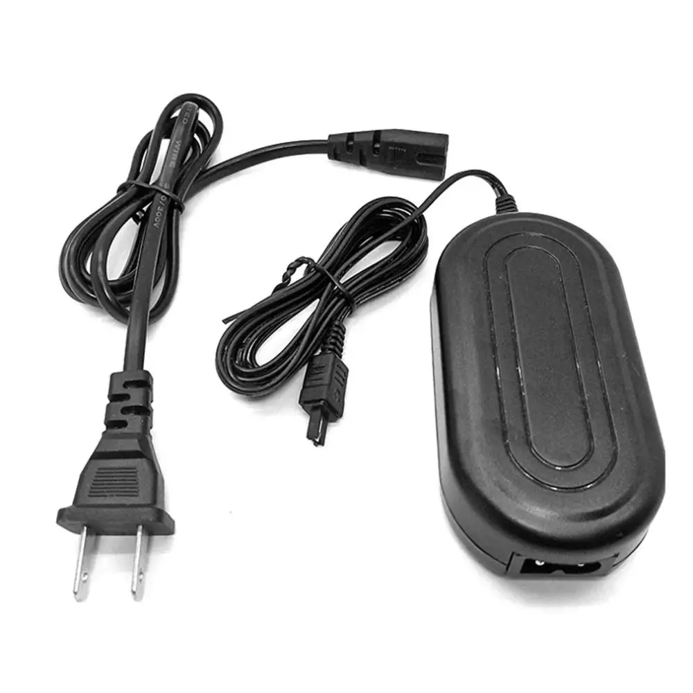 

High Performance Power Supply Adapter Charger Cord Cable Kit Black Durable AP-V14 for JVC AP-V14 GR-DF450U 550U GZ-MC500
