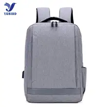 YUBIRD 15," Мужской рюкзак для ноутбука, черный деловой мужской рюкзак, функциональный рюкзак с зарядкой через usb, водонепроницаемый рюкзак для путешествий