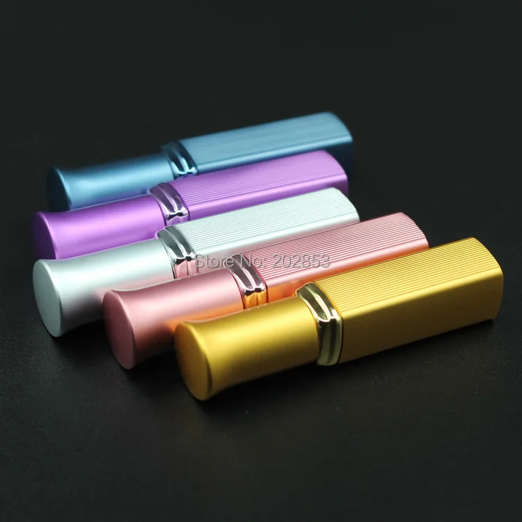 Frasco de Perfume de Vidro de Alumínio Bomba de Perfume Recipiente de Líquido Recarregáveis Atomizador Vazio Spray Anodizado Bottle Mini Viagem 50 Pcs 6 ml 16 Beleza e saúde