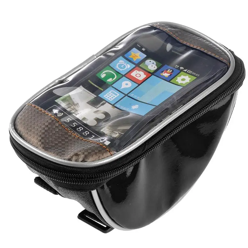 Cheap Portable Waterproof Bike Bicycle Handlebar Frame Front Tube Cellphone Bag Tools Bag for iPhone /Samsung /HTC 3