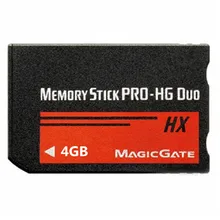 4GB высокоскоростная карта памяти MS Memory Stick Pro Duo для хранения карт sony psp 1000/2000/3000 игровая консоль