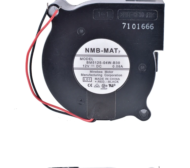 Революция в системах охлаждения BM5125-04W-B30 5125 5025 12V 0.08A двойной шариковый подшипник, бесшумная центробежный турбо центробежный воздухонагнетатель широкого спектра применения