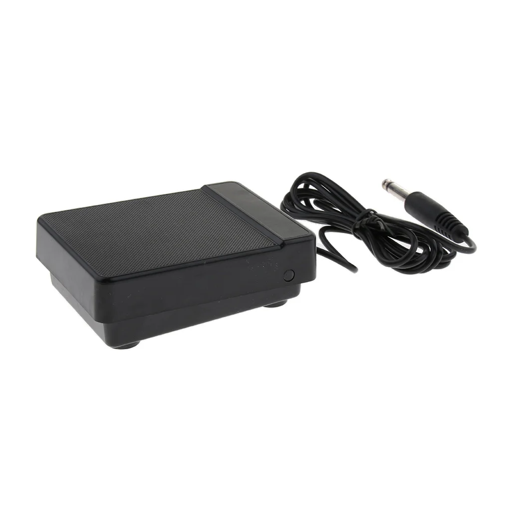 Durable Black 6.35mm Jack Sustain Pedal Low Noise for 61key 88key Electronic Piano Accessory