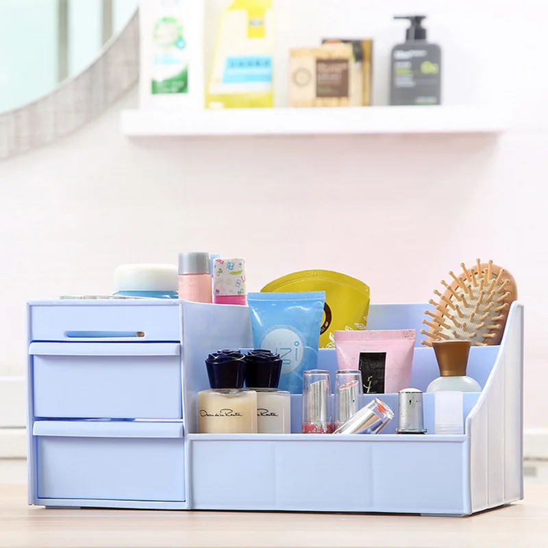 متعددة الوظائف التجميل تخزين مربع حاوية تخزين مربع درج القرطاسية المكتبية pp المواد ماكياج المجوهرات الحطام متعددة الوظائف التجميل تخزين مربع حاوية تخزين مربع درج القرطاسية المكتبية pp المواد ماكياج المجوهرات الحطام