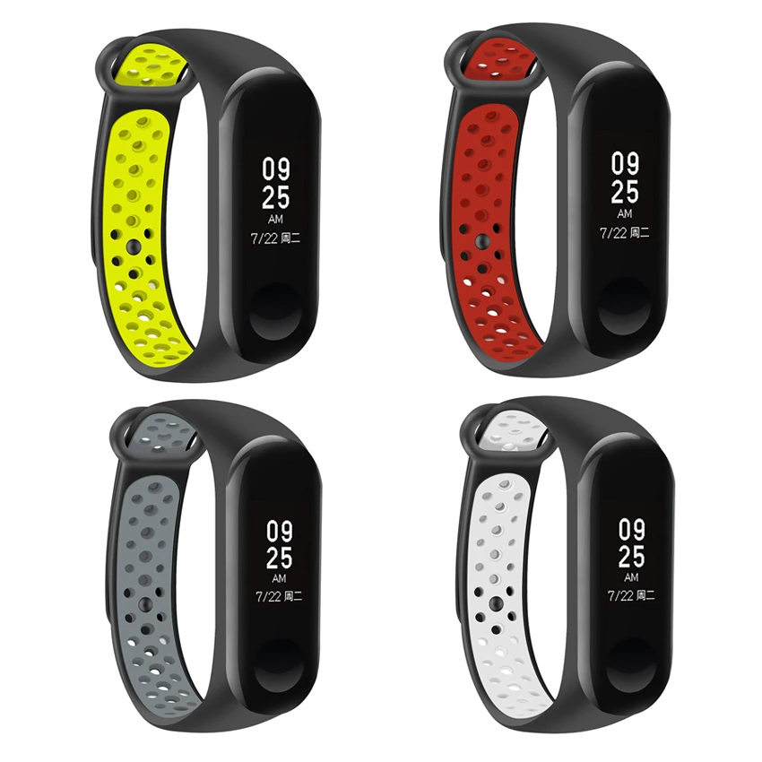 

Sport Mi Band 3 Strap wrist strap for Xiaomi mi band 3 sport Silicone Bracelet for xiaomi Mi band 3 band3 smart watch bracele
