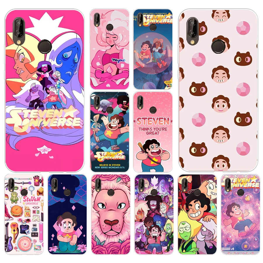 

060FG Cartoon Steven Universe Soft Silicone Tpu Cover Case for huawei p20 lite mate 20 lite