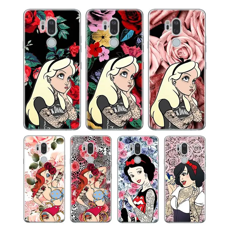 

Soft transparent silicone case for LG K50 K40 Q8 Q7 Q6 V50 V40 V35 V30 V20 G8 G7 G6 G5 ThinQ Mini Q Stylus Cover style 0016A