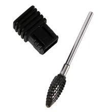 1 шт. Белый керамический сверло для ногтей Инструменты роторный твердосплавные резцы для фрезы Электрический Маникюрный аппарат