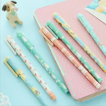 12 шт./лот Винтаж лес лиса серия гелевых ручек с черными чернилами подарочные канцелярские ручки для офиса и письменные принадлежности Papelaria G125