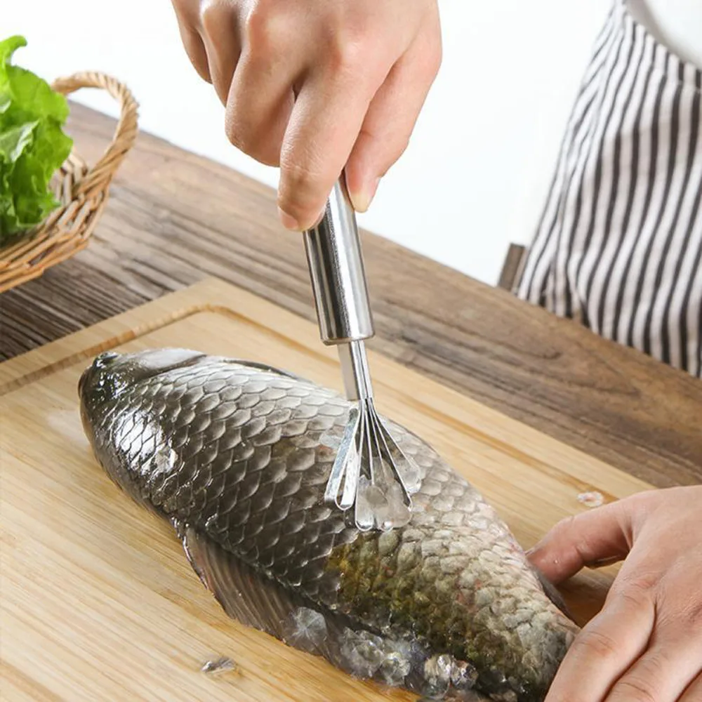 

Coconut Shaver Stainless Steel Kitchen Fruit Tools Fish Skin Scale Scraper Peeler Cleaning Tool Kitchen Accessories