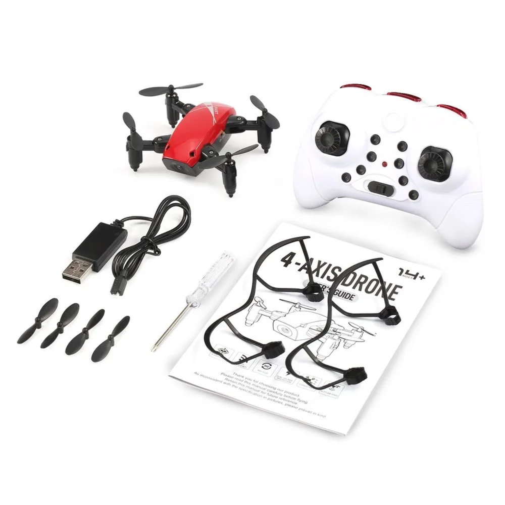 S9 S9W Складная RC Мини Drone Карманный Дрон Micro Drone вертолет с WI-FI FPV 0.3MP Камера 360 градусов Дрон