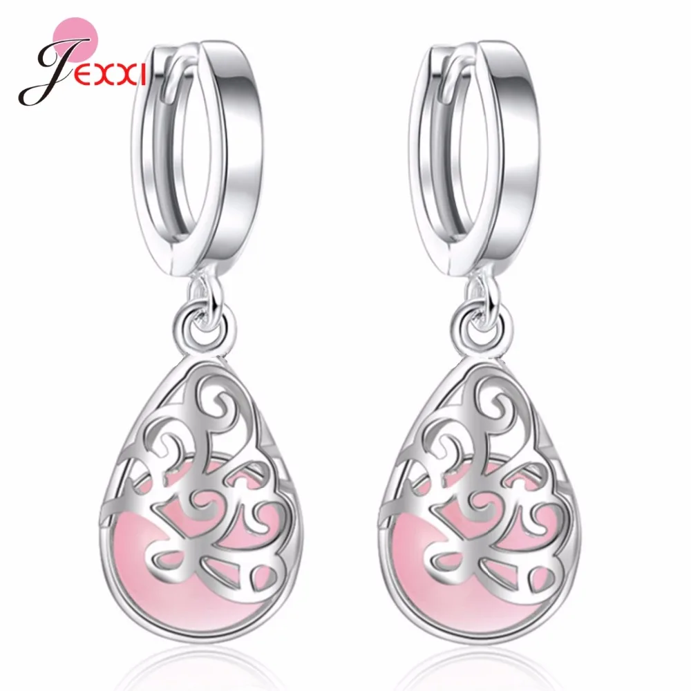

Jemmin 100% New Attractive Vintage Drop Earrings For women Girls 925 Sterling Silver Wedding Engagement Party Earrings Big Sale