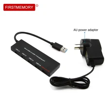 5 в 1 взаимный обмен данными между компьютером и периферийными устройствами 3,0 концентратор 4 Порты USB 3,0 2.4A зарядки Порты и разъёмы Быстрая зарядка DC 5 V зарядки порты и адаптеры для ноутбука, настольного компьютера, планшет